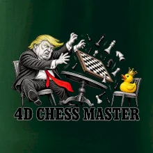 Donald Trump prohrává šachy s kachnou
