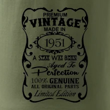 Vintage Etiketa - 1951