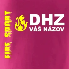 DHZ (oheň, firesport, názov sboru - vlastný nápis)