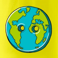 Planéta krajiny gombík (Pecka design)