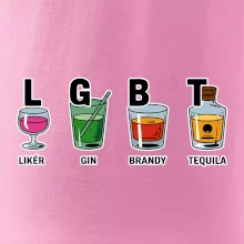 LGBT -  Likér, Gin, Brandy, Tequila