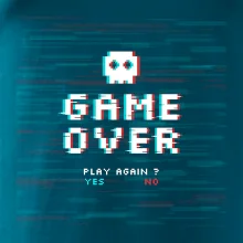 Game over play again