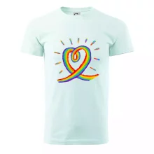Srdce pride dúha kreslená
