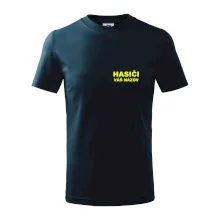 Hasiči - žltý nápis - váš názov zboru