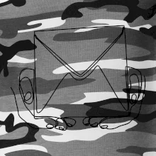 Obálka pôšták jedným ťahom