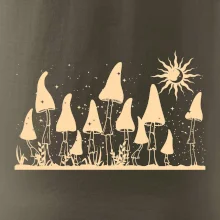 Goblincore noční krajina