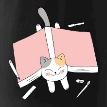 Učenie na štátnice mačka