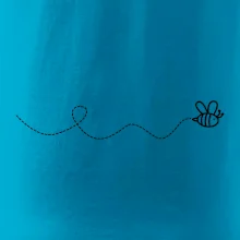 Dráha letu včely - vlnovka Dráha letu včely - vlnovka