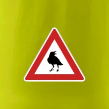 Dopravná značka - Pozor havran