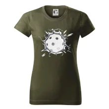 Florbal lopta v triku Florbal lopta v triku