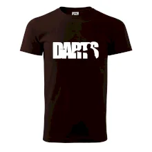 Darts - nápis so šípkarom
