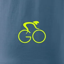 GO - Fluo cyklista malý