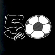 Futbal okrúhle narodeniny 50