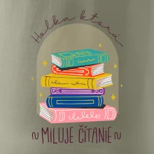 Holka, ktorá miluje čítanie