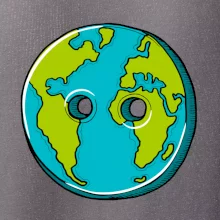 Planéta krajiny gombík (Pecka design)