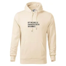 Citát - Optimismus je jen nedostatek informací