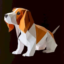 Bígel zlepený z papiera