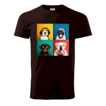 Psi šteňatá koláž