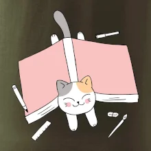 Učenie na štátnice mačka