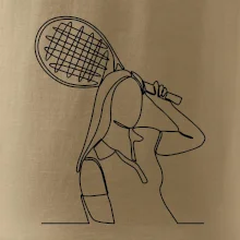 Tenistka jedným ťahom