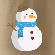 Snehuliak so šálom Snehuliak so šálom