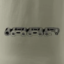 Cyklistická reťaz nákres