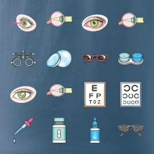 Očný lekár ikony