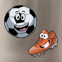 Parové tričko - Kopačka a lopta