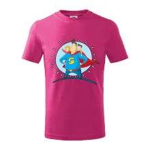 Táta superman - dievča a chlapec