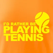 Playing tennis Playing tennis