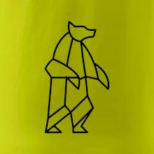 Geometria ľadový medveď stojaci