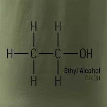 Molekulárna štruktúra Etanol