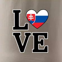 Love Slovenská vlajka Love Slovenská vlajka