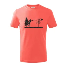 Disc golf - žena čierny obrázok