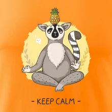 Yoga - keep calm kreslený