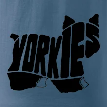 Yorkšírský teriér - Yorkie - Nápis v tele