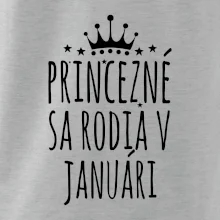 Princezné sa rodia v januári