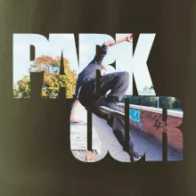 Parkour nápis v meste