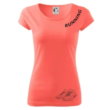 Running nápis šikmo