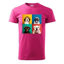 Psi šteňatá koláž