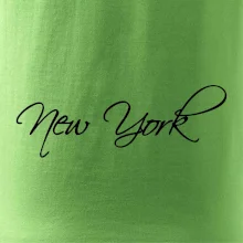 New York nápis písacím