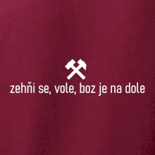 Zehňi se, vole, boz je na dole