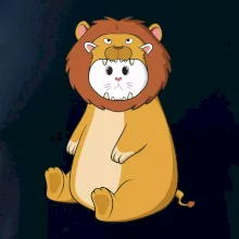 Mačka v prevlečení leva