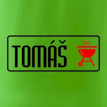 Tričko na grilovanie s vlastným menom