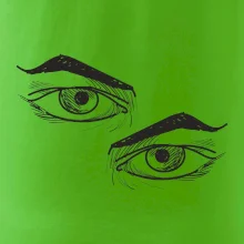 Párový motív - oko naštvané