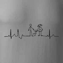 EKG rodina a jedno dieťa