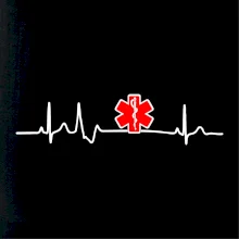 EKG rescue červená hviezda