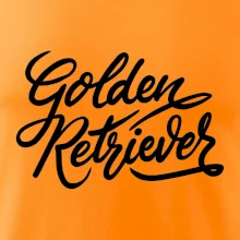 Golden retriever - nápis okrasný