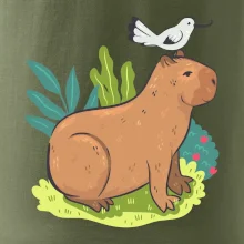 Kapybara a vtáčik Kapybara a vtáčik
