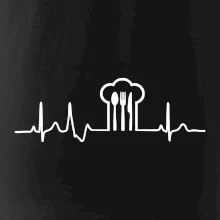 EKG kuchár čiapky a príbory